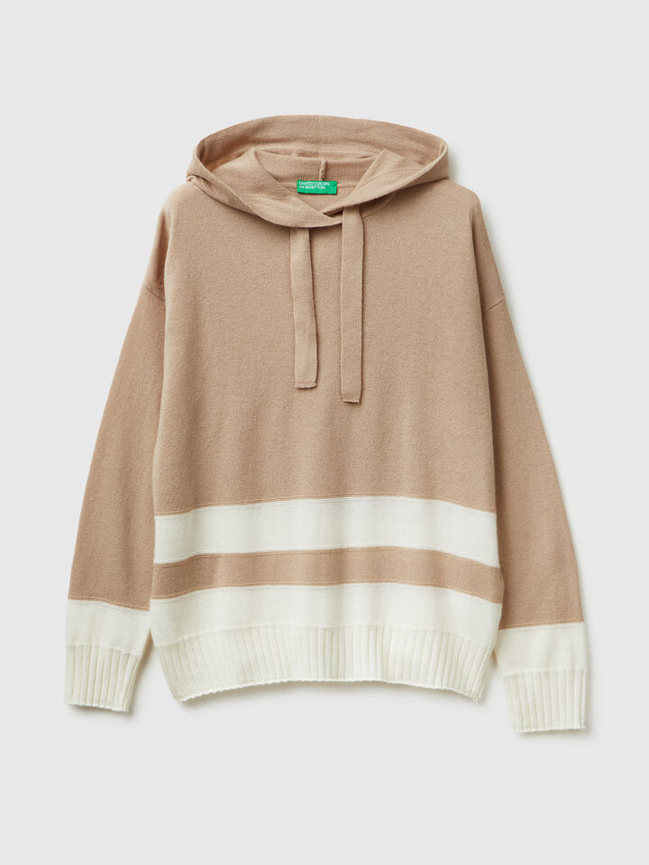 SWEATER W/HOOD Mujer image number 5